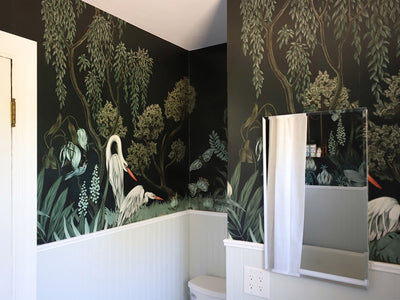 Step Inside Our Co-founder's Night Heron (Ebony) Bathroom