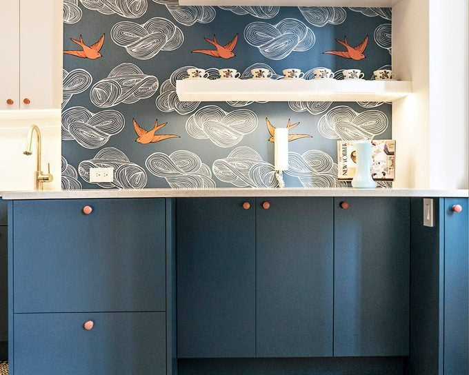 This Daydream Kitchen Goes Big with Bold Pattern and Color