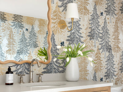 Designers Share How They Chose the Perfect Bathroom Wallpaper for their Clients