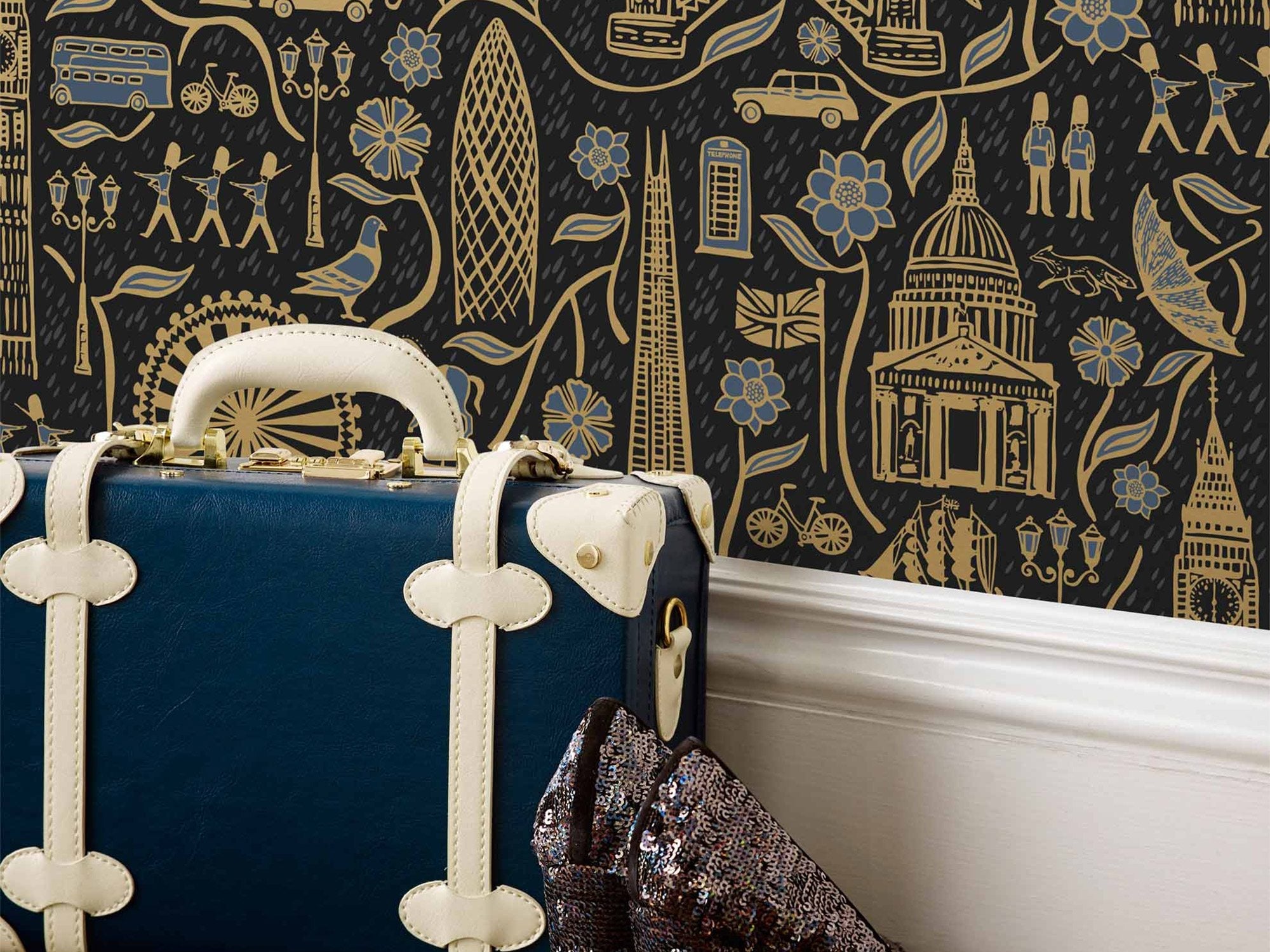 London Town: Meet the London-Based Artist Who Brought Our Newest Wallpaper Pattern to Life