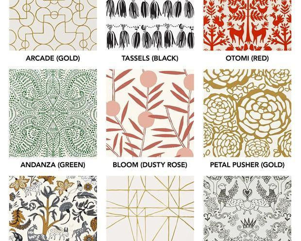 Our Favorite Patterns for the Kitchen | modern wallpaper, bedding, shower curtains | Hygge & West