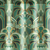 Drawing inspiration from the iconic Emerald City in Wicked, this shower curtain features a mesmerizing blend of deep greens and golds, evoking a sense of magical grandeur. The intricate geometric design mixed with hot air balloons and flying monkeys brings the enchantment of the city into your home. 