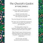 Cheetah's Garden wallpaper based on a children's poem designed by Vikki Chu