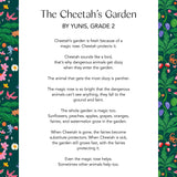 Cheetah's Garden wallpaper based on a children's poem designed by Vikki Chu