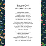 Space Owl wallpaper is based on a children's poem and designed by Vikki Chu