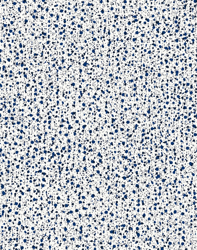 Snow (Blue) features a two tone blue pattern inspired by snow falling on a white background
