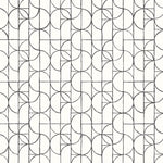 Slice (Charcoal) features modern, geometric lines in gray on white