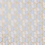 Slice (Mist) wallpaper with gold lines