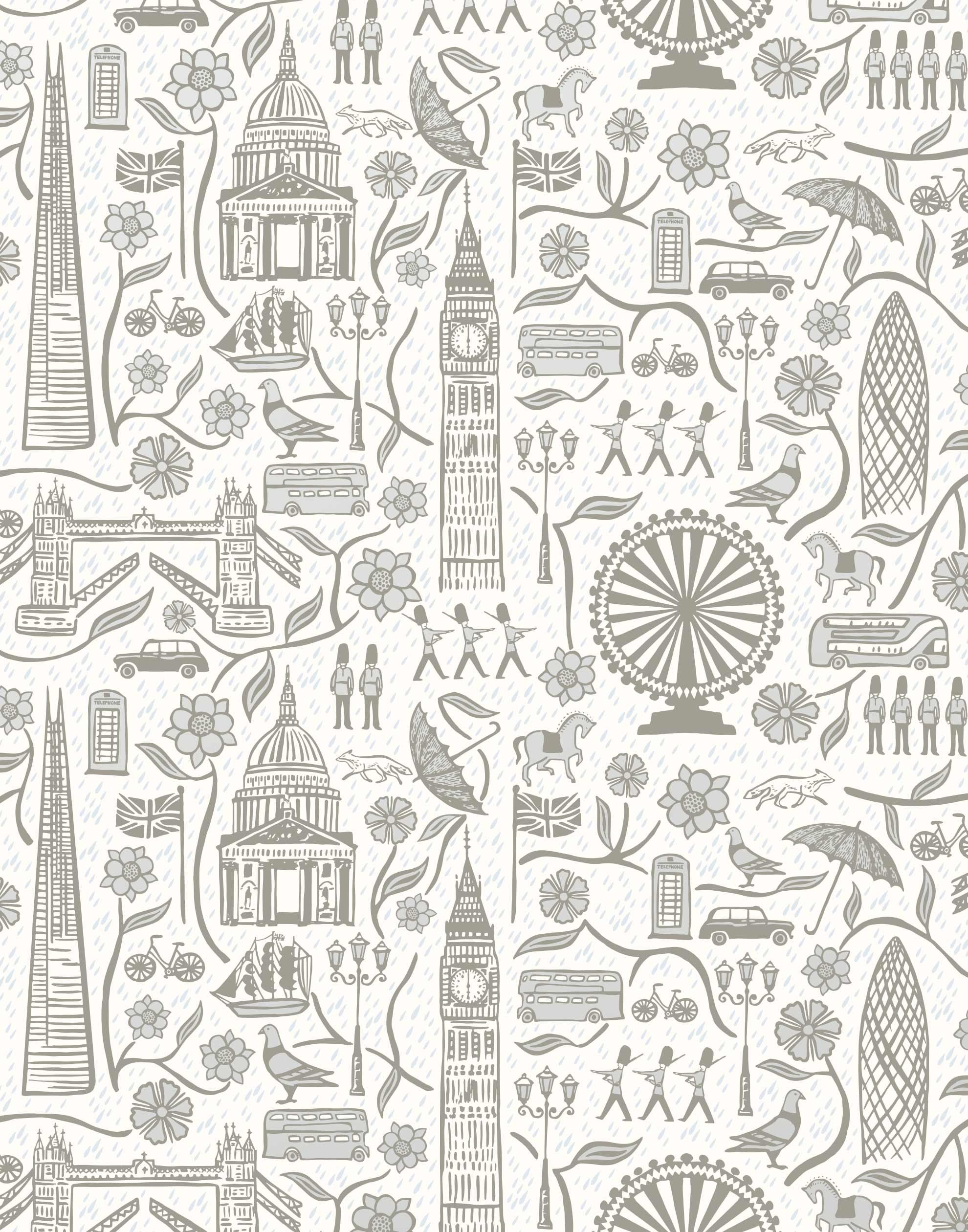 London Town Wallpaper
