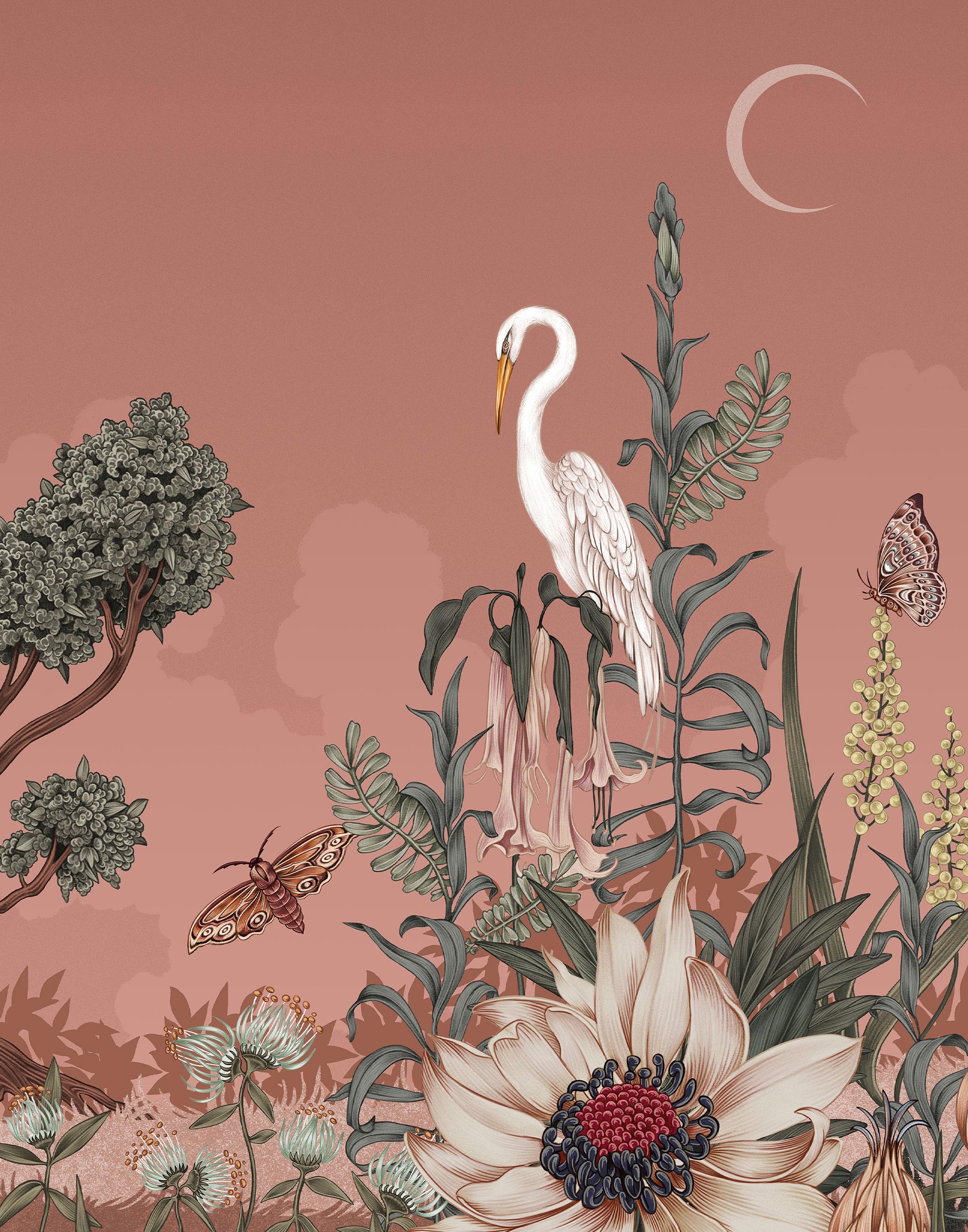 Night Heron Mural