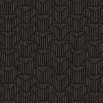 Palma (Ebony) featuring a soft black background with gray geometric pattern