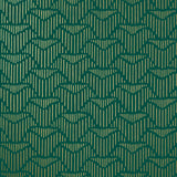 Palma (Green) featuring deep green background with gold geometric pattern