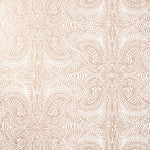Andanza (Copper) wallpaper featuring a delicate pattern created using a stippling technique in metallic ink on white