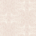 Andanza (Blush) wallpaper featuring a delicate pattern created using a stippling technique in pink on white