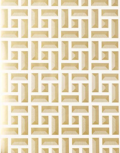 Trozo Gold Wallpaper Swatch from Hygge & West