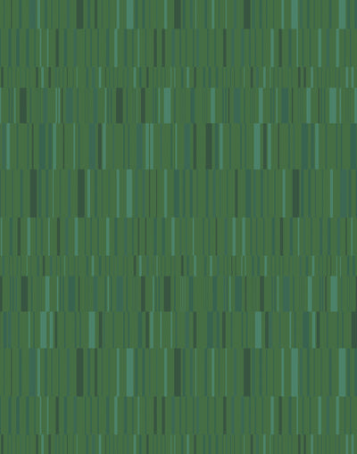 Match (Juniper) featuring an organic grid pattern in shades of green and olive on a green background | Schoolhouse x Hygge & West Wallpaper Collection