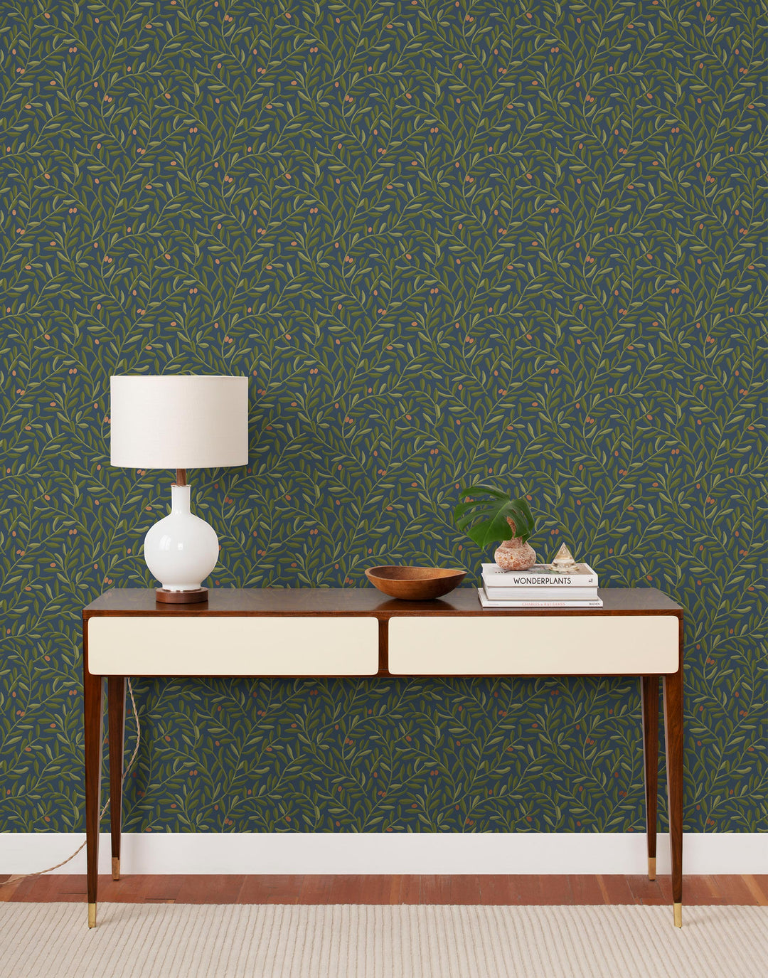 schoolhouse olive grove wallpaper